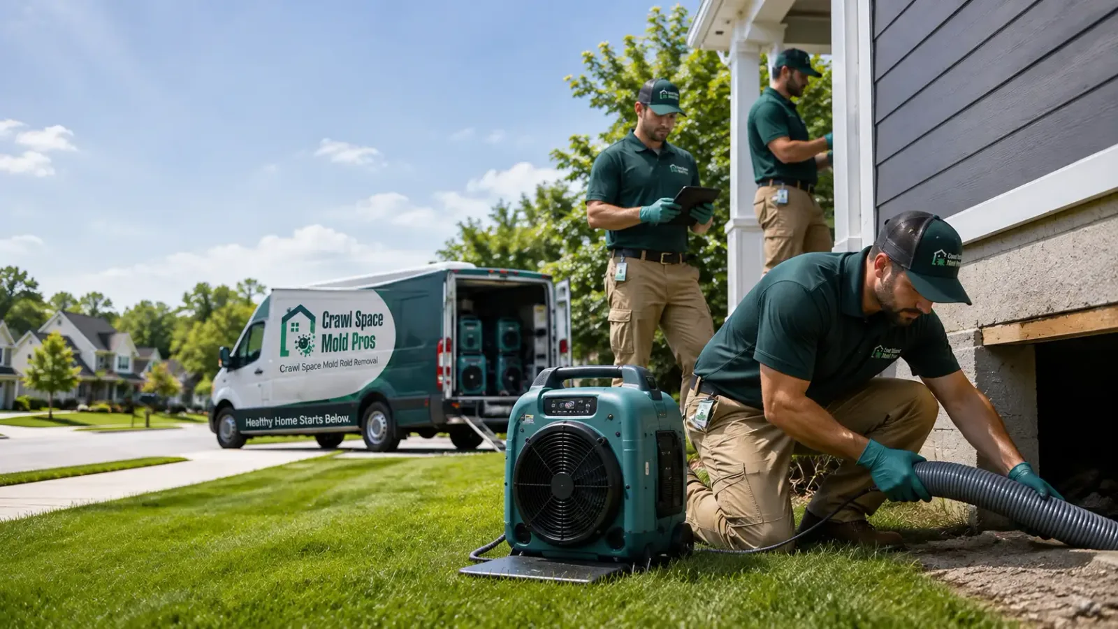 Crawl Space Mold Removal in Gallitzin, PA